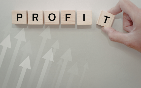 profit blocks and arrows